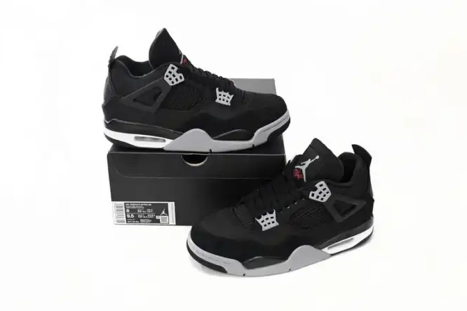 Reps TBkick Air Black 4 Jordan Canvas DH7138-006 0623
